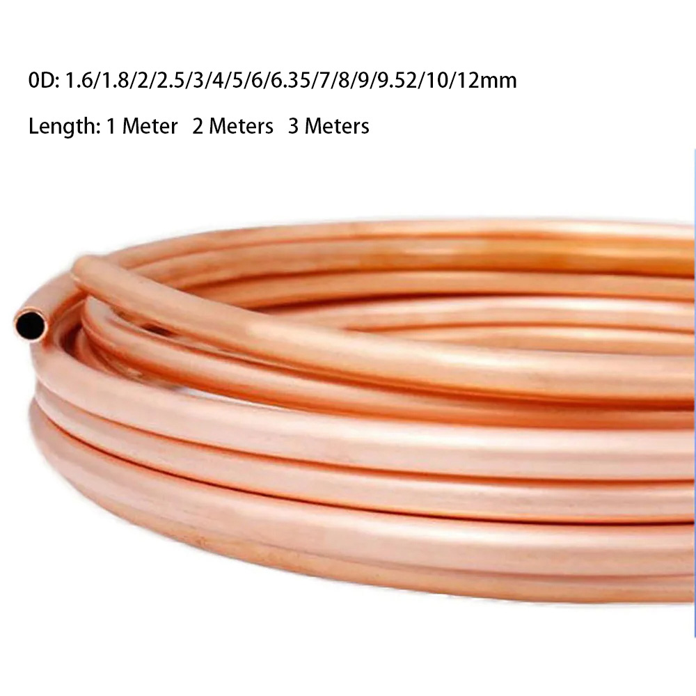 Coil Building Kit - 1–3 m weiche Kupferrohrspule, Außendurchmesser 1,6/1,8/2/2,5/3/4/5/6/6,35/7/8–12