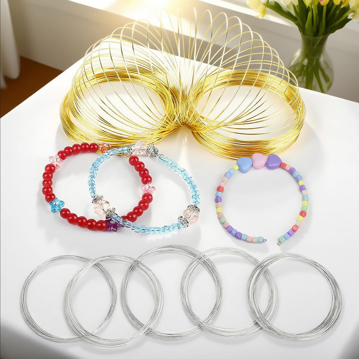 Coil Building Kit - Memory Wire aus Edelstahl 0,6mm Spule