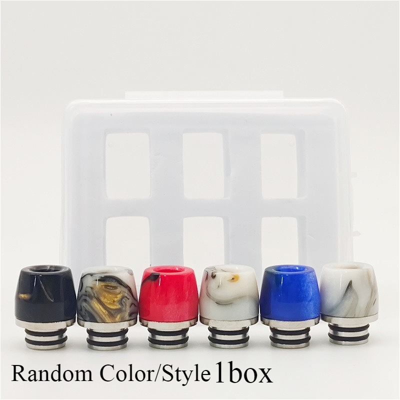 Drip Tip Resin - Zufällige Farbe 810/510 Tropfdüse Multistyle Edelstahl