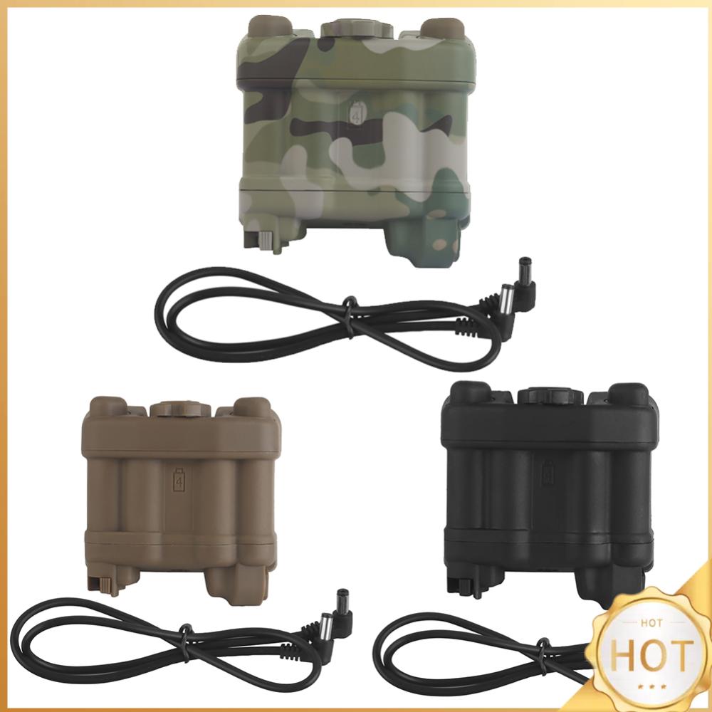 Battery Case Storage - Batteriekasten-Halterungssystem Dummy-Modell Realistischer Batterie-Aufbewahrungshalter Helm-Batterietasche für