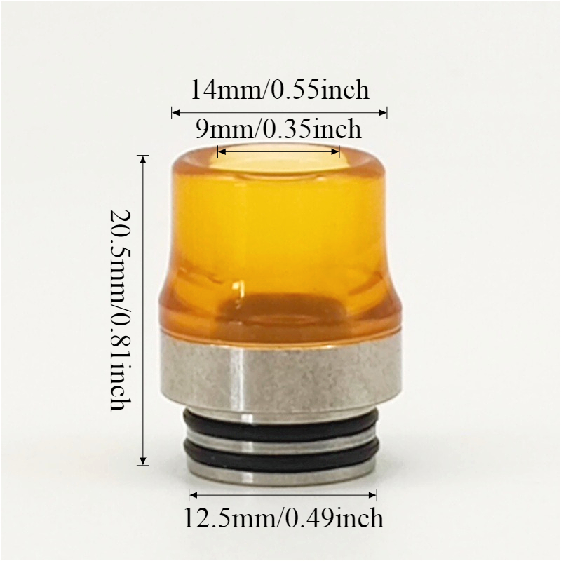 1 Stück 810 Wide Bore Drip Tip – Drip Tip Resin Bewertung und Preis