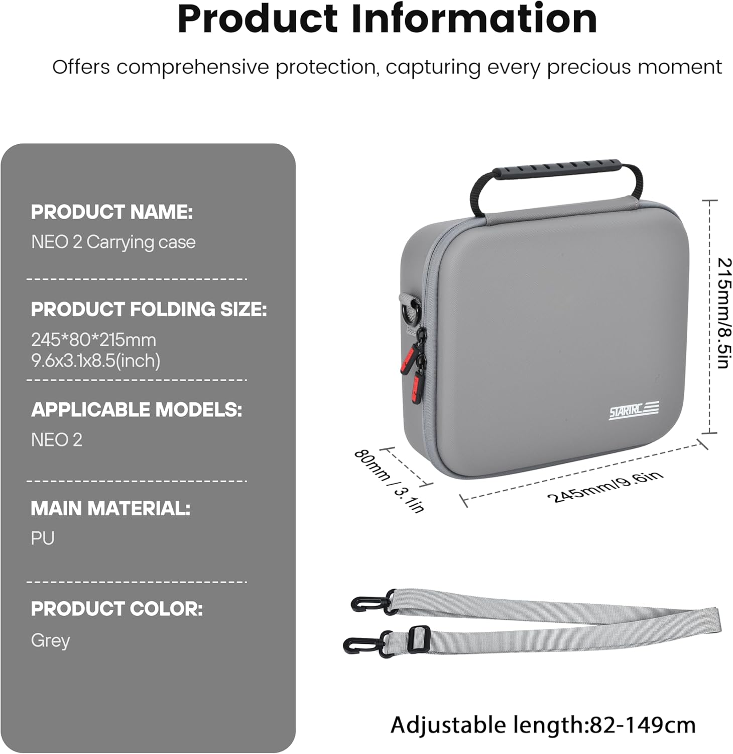 STARTRC Neo 2 tragbare PU-Umhä – Battery Case Storage Bewertung und Preis