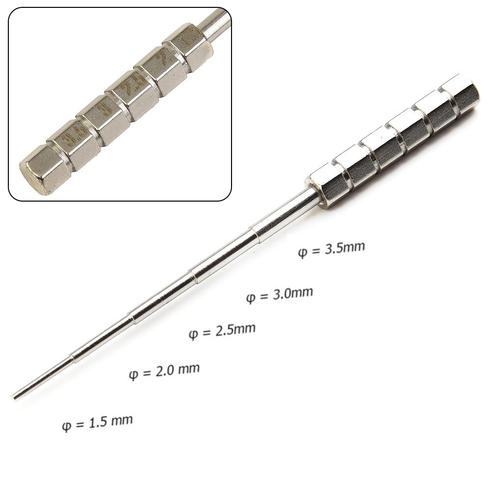 1pc 1,5/2/2,5/3/3,5mm Edelstah – Coil Building Kit Bewertung und Preis