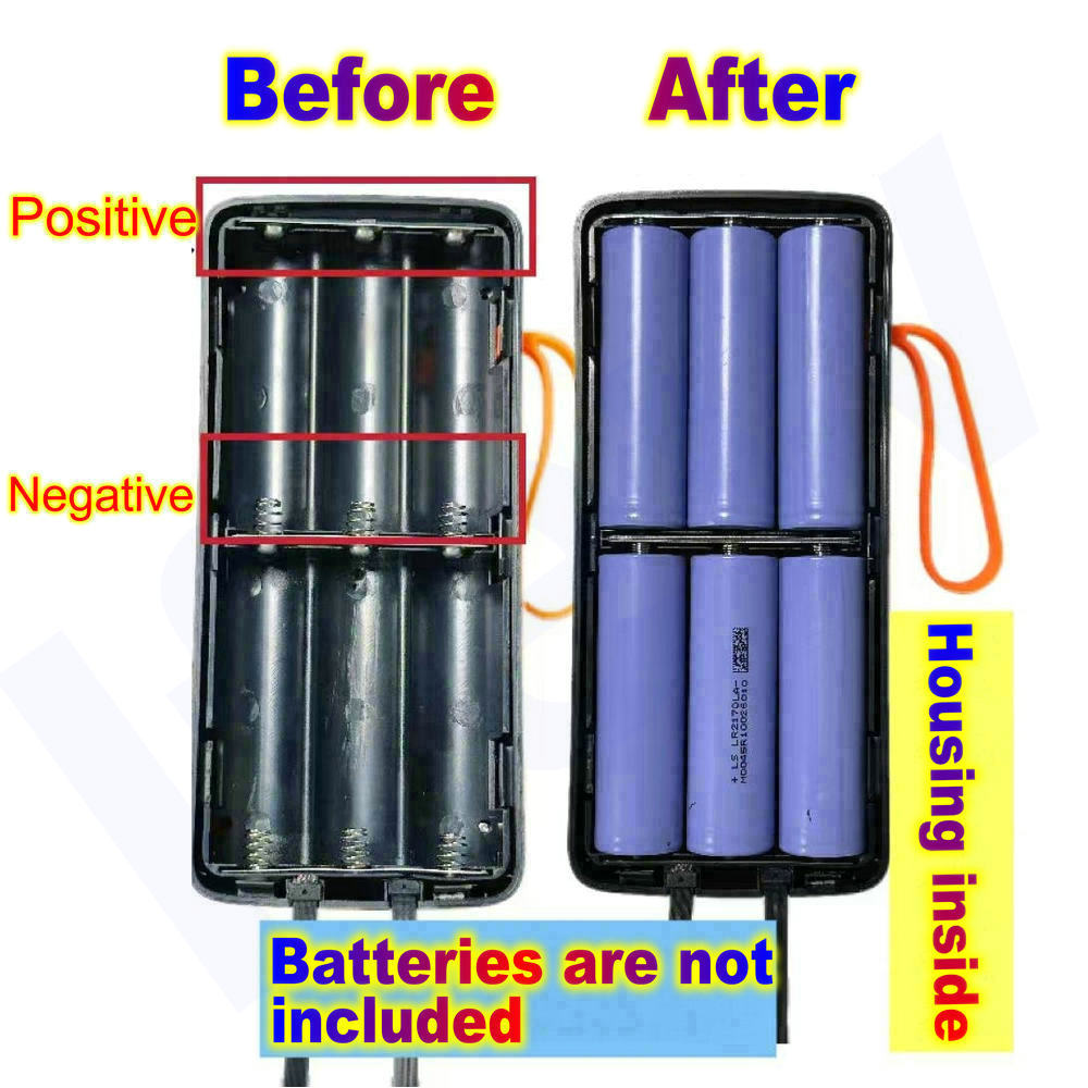 21700 Batterie Power Bank Gehä – Battery Case Storage Bewertung und Preis
