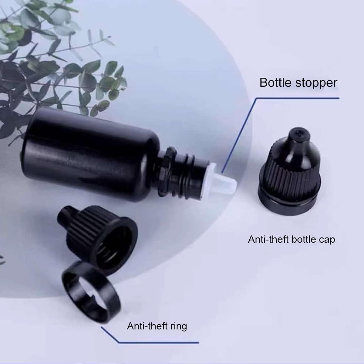 5 Stück 5–20 ml schwarze Plast – Juice Bottle Dropper Bewertung und Preis