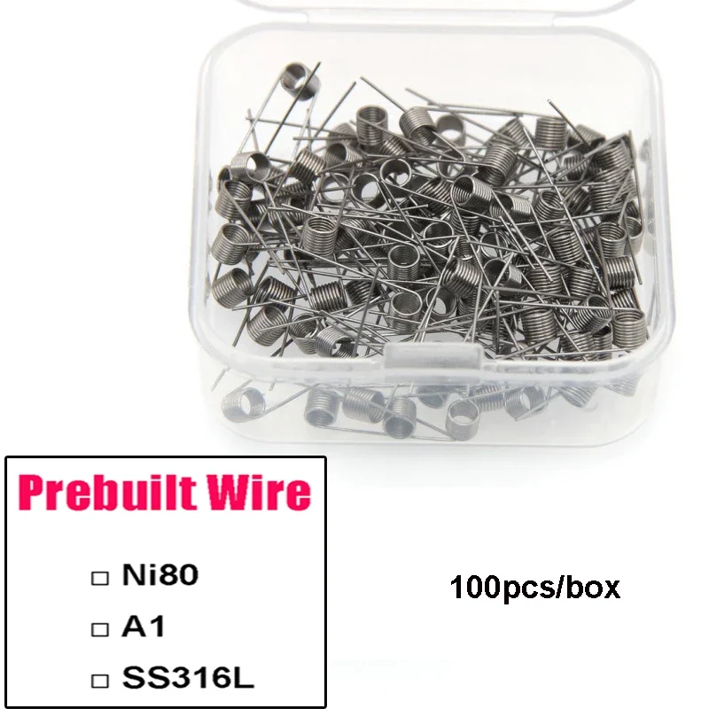 100 TEILE/SCHACHTEL Vorgeferti – Coil Building Kit Bewertung und Preis