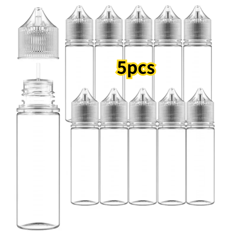 5PCS 30ml-120ml PET Klare Trop – Juice Bottle Dropper Bewertung und Preis