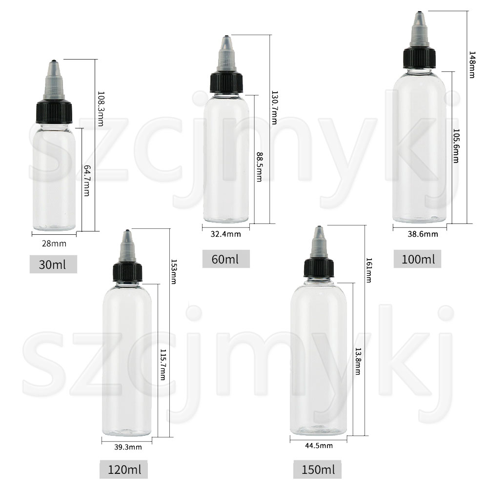 5 Stücke 30 ml/60 ml/100 ml/12 – Juice Bottle Dropper Bewertung und Preis