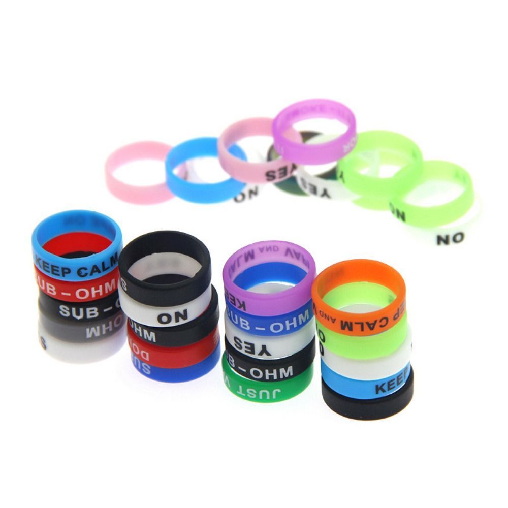 10 stücke Anti-skid Angelrute  – Vape Band Silicone Bewertung und Preis