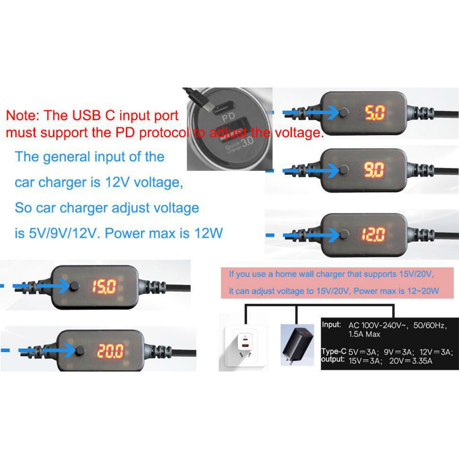 1 Stück USB-C auf 12V Auto-Zig – Accessories Experts Vape Bewertung und Preis