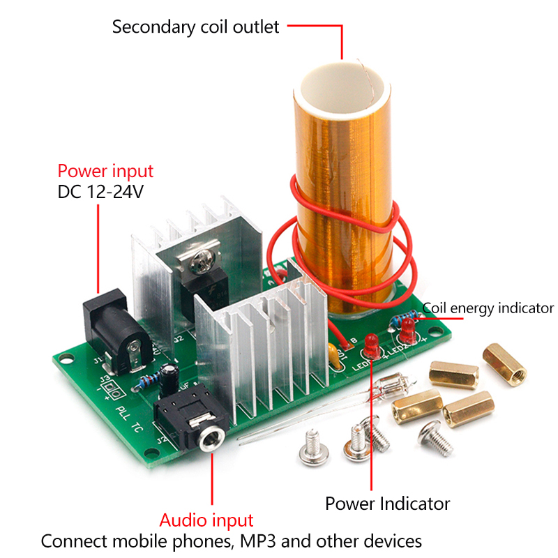 Mini Tesla Spule DIY Elektroni – Coil Building Kit Bewertung und Preis